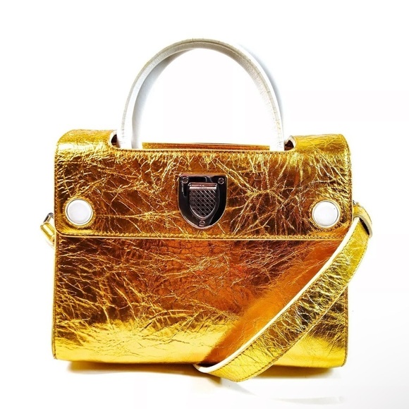 Dior Handbags - Christian Dior Diorever gold foil bag.  Beautiful! With strap.